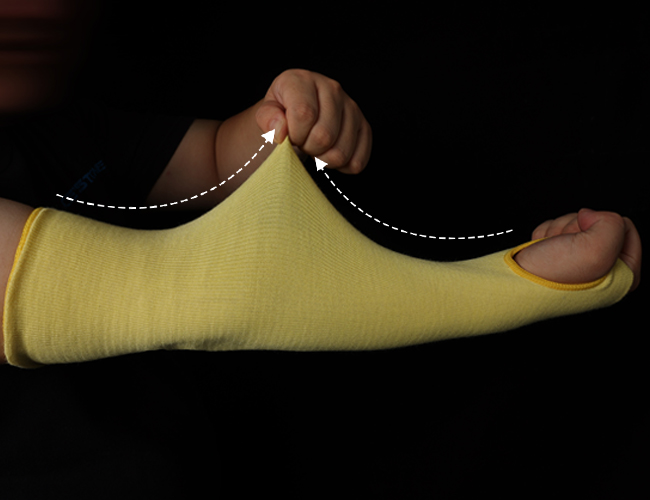 科旭芳綸防火防割護臂SK-46：把“安全鎧甲”戴在手上，工業(yè)防護再無死角！